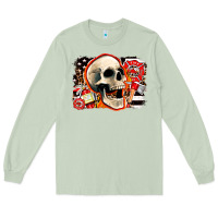 Matcha firefighter skull Long Sleeve Tee - AdoDesignShop