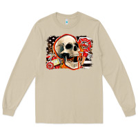 Mushroom firefighter skull Long Sleeve Tee - AdoDesignShop