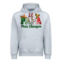 Heather Grey el papa mas chingon Urban Hoodie - MaliasSmallBusiness
