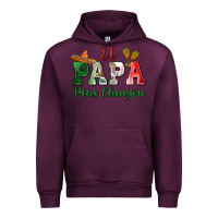 Mauve Wine el papa mas chingon Urban Hoodie - MaliasSmallBusiness