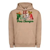 Pigment Burro el papa mas chingon Urban Hoodie - MaliasSmallBusiness
