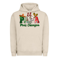 Pigment French Oak el papa mas chingon Urban Hoodie - MaliasSmallBusiness