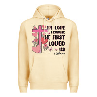 Pina Colada we love because he first loved us Premium Hoodie - MaliasSmallBusiness