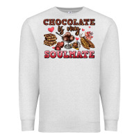 Oatmeal Heather chocolate is my soulmate Premium Sweatshirt - AdoDesignShop