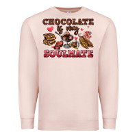Pale Pink chocolate is my soulmate Premium Sweatshirt - AdoDesignShop