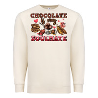Sandshell chocolate is my soulmate Premium Sweatshirt - AdoDesignShop