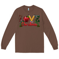 Chestnut love christmas teacher Long Sleeve Tee - RanaPortraitStore