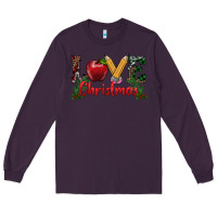 Plum love christmas teacher Long Sleeve Tee - RanaPortraitStore