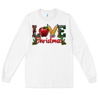 White love christmas teacher Long Sleeve Tee - RanaPortraitStore