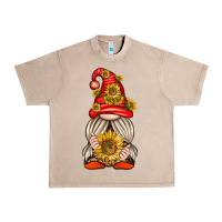 French Oak western gnome with sunflowers Urban Heavy Tee - texasbilliewilder