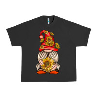 Pigment Black western gnome with sunflowers Urban Heavy Tee - texasbilliewilder
