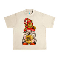 Sandshell western gnome with sunflowers Urban Heavy Tee - texasbilliewilder
