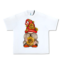 Western Gnome With Sunflowers Urban Heavy Tee | Teevron