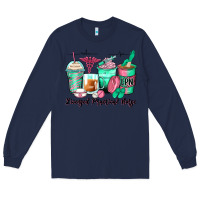 Navy licensed practical nurse coffee cups Long Sleeve Tee - Zillion Design Studio