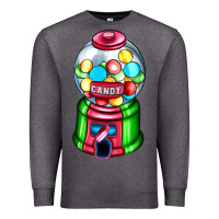 Charcoal Heather candy machine Premium Sweatshirt - AdoDesignShop