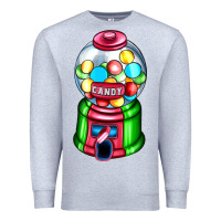 Heather Grey candy machine Premium Sweatshirt - AdoDesignShop
