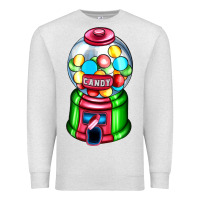 Oatmeal Heather candy machine Premium Sweatshirt - AdoDesignShop