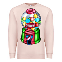 Pale Pink candy machine Premium Sweatshirt - AdoDesignShop