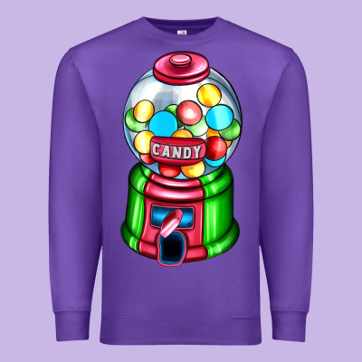 Candy Machine Premium Sweatshirt Designed By Adodesignshop