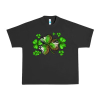 Pigment Black st. patricks day shamrocks Urban Heavy Tee - BarkalooDesign