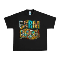 Black western farm babe Urban Heavy Tee - texasbilliewilder