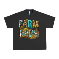 Pigment Black western farm babe Urban Heavy Tee - texasbilliewilder