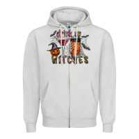 Dove Grey drink up witches Zipper Hoodie - CowhideDigitalArt