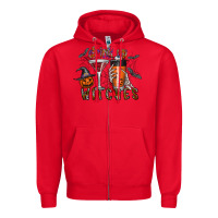 Red drink up witches Zipper Hoodie - CowhideDigitalArt