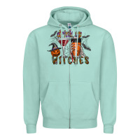 Seafoam drink up witches Zipper Hoodie - CowhideDigitalArt