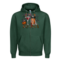 Sports Green drink up witches Zipper Hoodie - CowhideDigitalArt