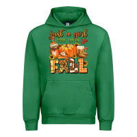 Emerald just a girl who loves fall Urban Hoodie - MaliasSmallBusiness