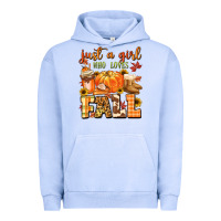 Pigment Grape Ice just a girl who loves fall Urban Hoodie - MaliasSmallBusiness