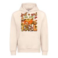 Sandshell just a girl who loves fall Urban Hoodie - MaliasSmallBusiness