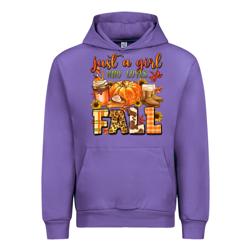 Just A Girl Who Loves Fall Urban Hoodie by MaliasSmallBusiness | Teevron