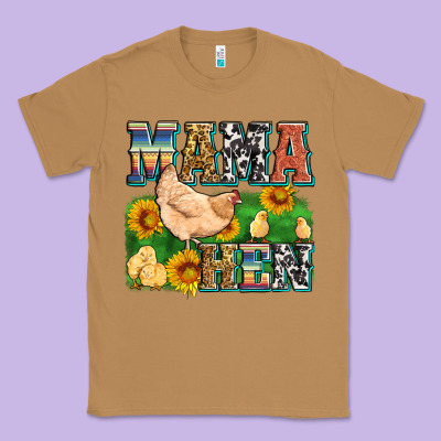 Mama Hen Classic Tee Designed By Zillion Design Studio
