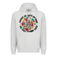 Dove Grey would ya look at that my last flying fuck Premium Hoodie - MaliasSmallBusiness