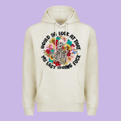 Would Ya Look At That My Last Flying Fuck Premium Hoodie Designed By Maliassmallbusiness