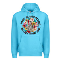 Ocean Blue would ya look at that my last flying fuck Premium Hoodie - MaliasSmallBusiness