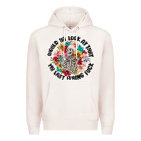Pale Pink would ya look at that my last flying fuck Premium Hoodie - MaliasSmallBusiness