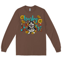 Chestnut western alaskan husky mom Long Sleeve Tee - texasbilliewilder
