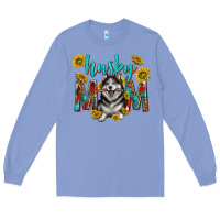 Colony Blue western alaskan husky mom Long Sleeve Tee - texasbilliewilder