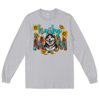 Moon Dust western alaskan husky mom Long Sleeve Tee - texasbilliewilder