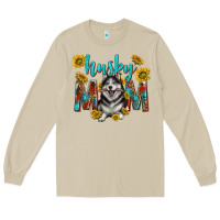 Mushroom western alaskan husky mom Long Sleeve Tee - texasbilliewilder