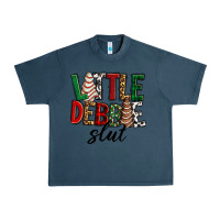 Midnight Navy Little debbie slut Christmas Urban Heavy Tee - RanaPortraitStore