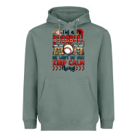 Sage i'm a baseball mom we don't do that keep calm thin Heavyweight Hoodie - Jasminsmagicworld