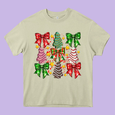 Festive Holiday Decor Heavy Core Tee Designed By Cowhidedigitalart
