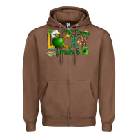 Chestnut St. Patrick's Day one lucky teacher Zipper Hoodie - Neo Western