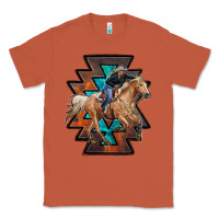 Copper cowgirl with aztec Classic Tee - RanaPortraitStore