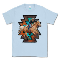Cowgirl With Aztec Classic Tee | Teevron