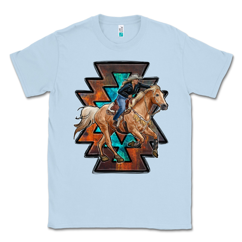 Cowgirl With Aztec Classic Tee by RanaPortraitStore | Teevron